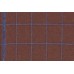 100% Pure Wool Yorkshire Tweed Fabric Brown Windowpane Named Listing AB13